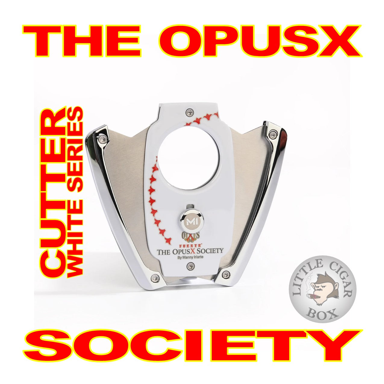 FUENTE THE OPUSX SOCIETY CUTTER - WHITE SERIE C30
