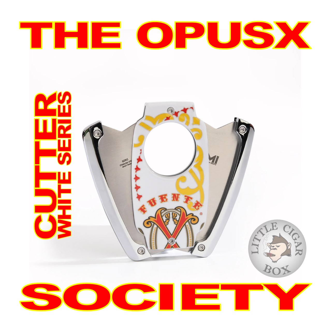 FUENTE THE OPUSX SOCIETY CUTTER - WHITE SERIE C30