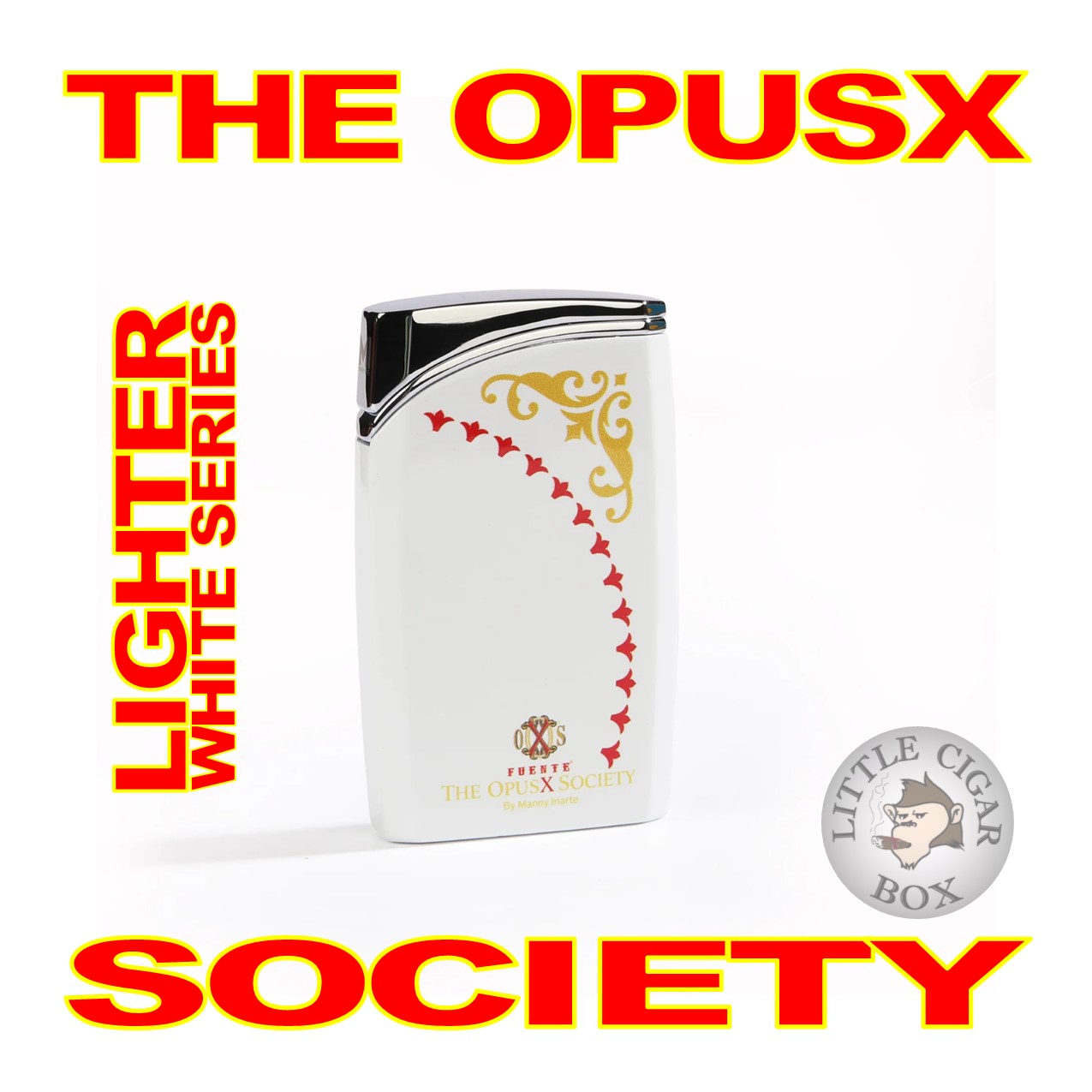 FUENTE THE OPUSX SOCIETY LIGHTER - WHITE SERIE J30