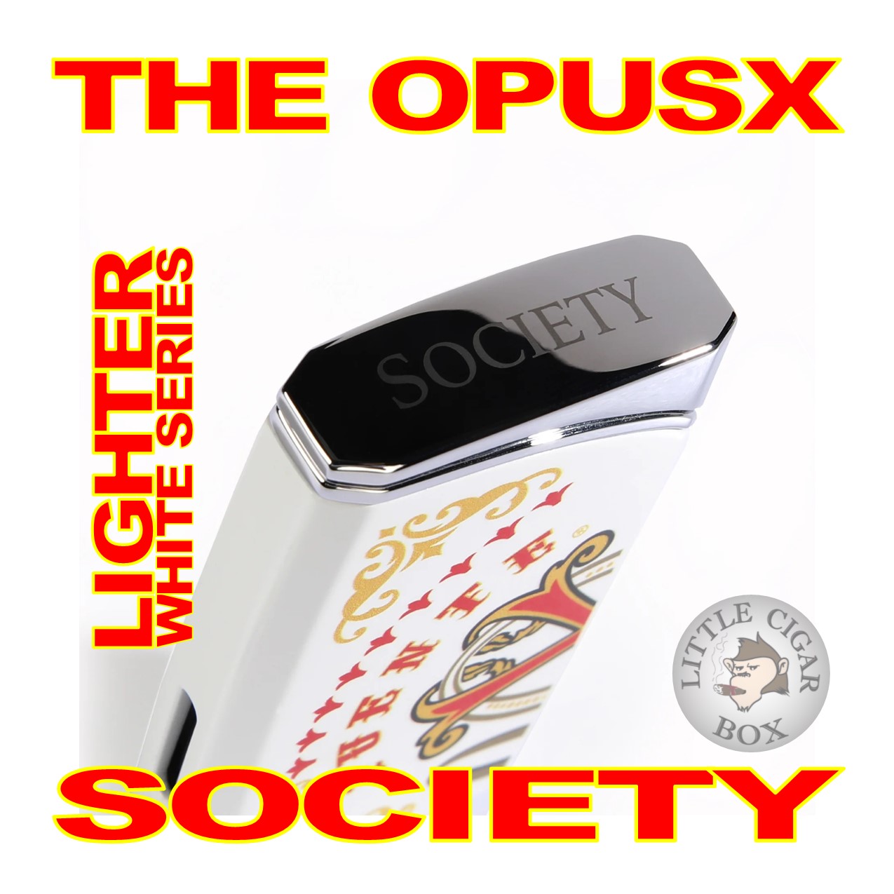 FUENTE THE OPUSX SOCIETY LIGHTER - WHITE SERIE J30