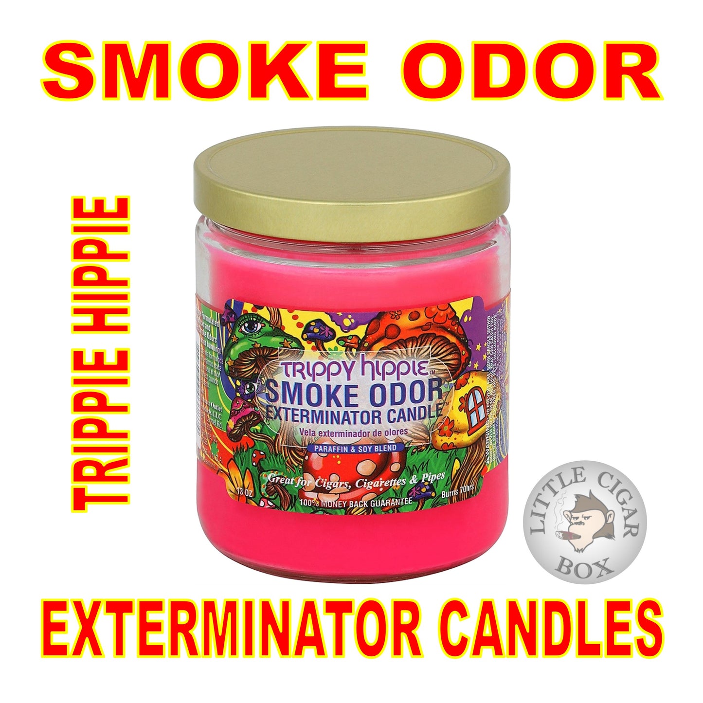 SMOKE ODOR EXTERMINATOR CANDLE - 13oz JAR