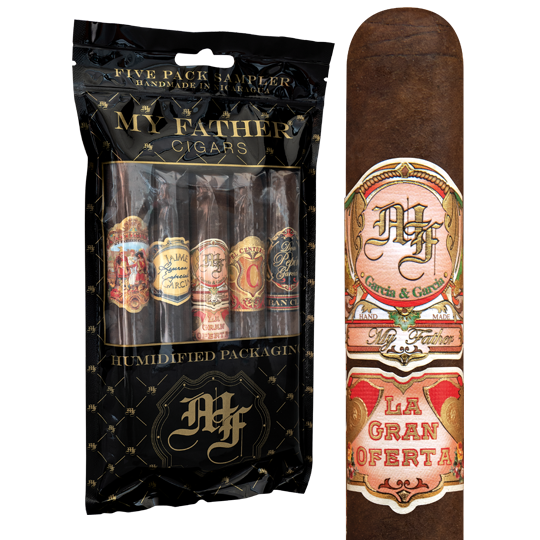 MY FATHER TORO 5-CIGAR SAMPLER PACK #2