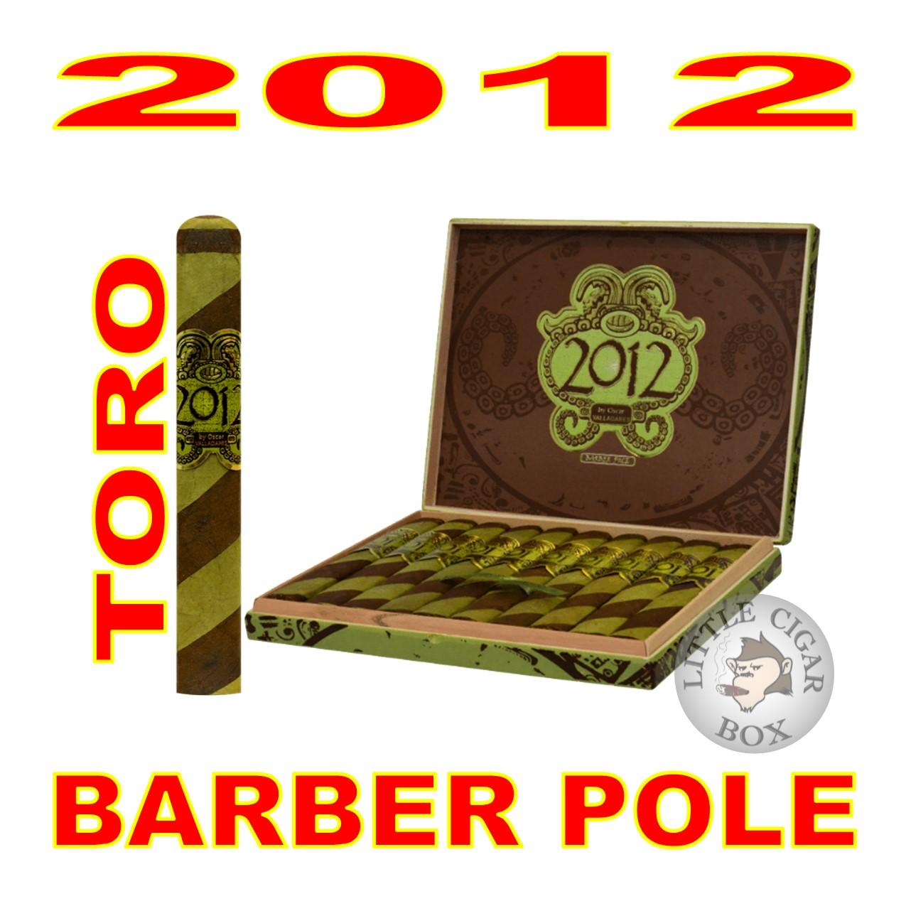 2012 BY OSCAR VALLADARES BARBER POLE TORO - www.LittleCigarBox.com