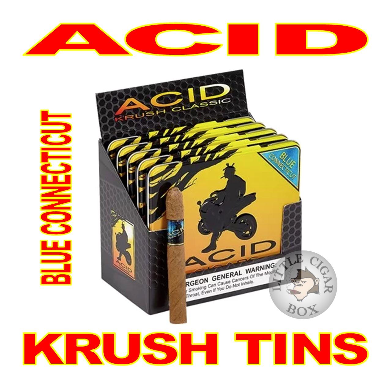 ACID KRUSH CLASSIC BLUE CONNECTICUT 10ct TINS - www.LittleCigarBox.com