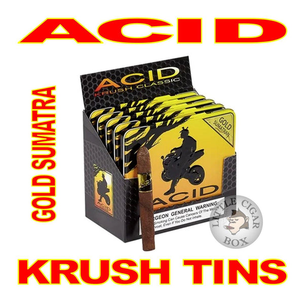ACID KRUSH CLASSIC GOLD SUMATRA 10ct TINS - www.LittleCigarBox.com