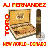 AJ FERNANDEZ NEW WORLD DORADO CIGARS - www.LittleCigarBox.com