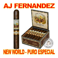 AJ FERNANDEZ NEW WORLD PURO ESPECIAL CIGARS - LITTLE CIGAR BOX