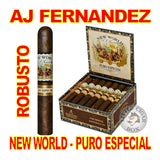 AJ FERNANDEZ NEW WORLD PURO ESPECIAL CIGARS - LITTLE CIGAR BOX
