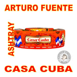 ARTURO FUENTE CASA CUBA ASHTRAY - ORANGE - www.LittleCigarBox.com