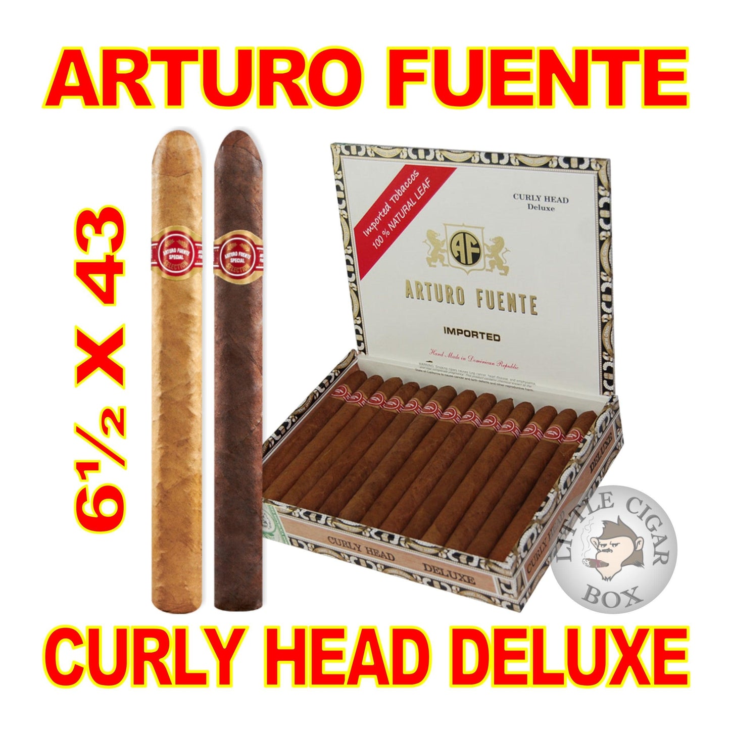 ARTURO FUENTE CURLY HEAD DELUXE - www.LittleCigarBox.com