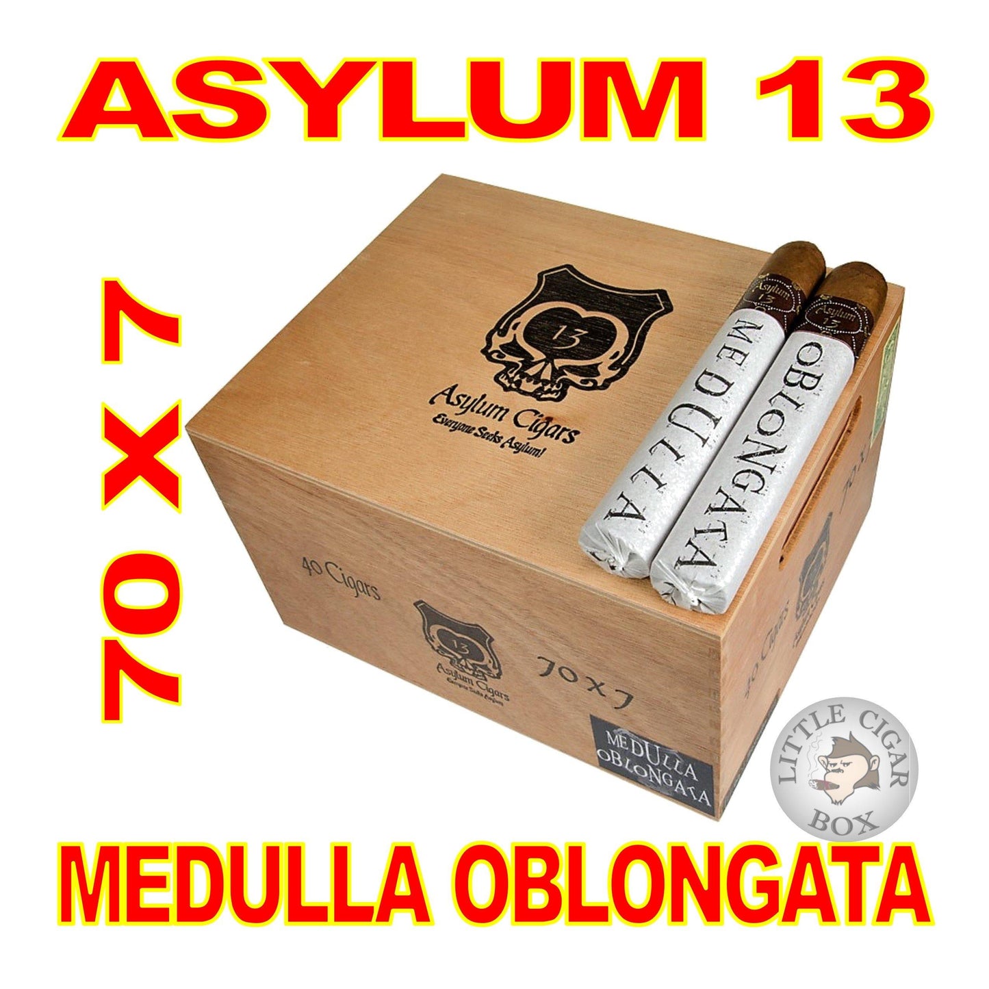 ASYLUM 13 OBLONGATA SEVENTY NATURAL - www.LittleCigarBox.com