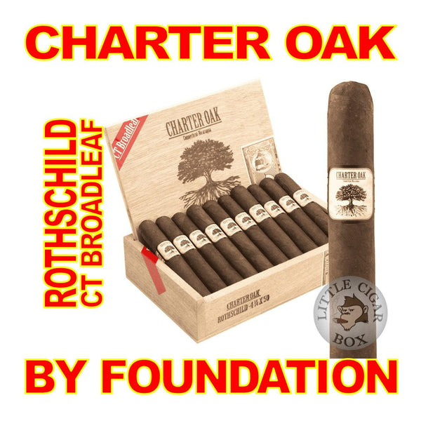 CHARTER OAK CIGARS BY FOUNDATION - www.LittleCigarBox.com