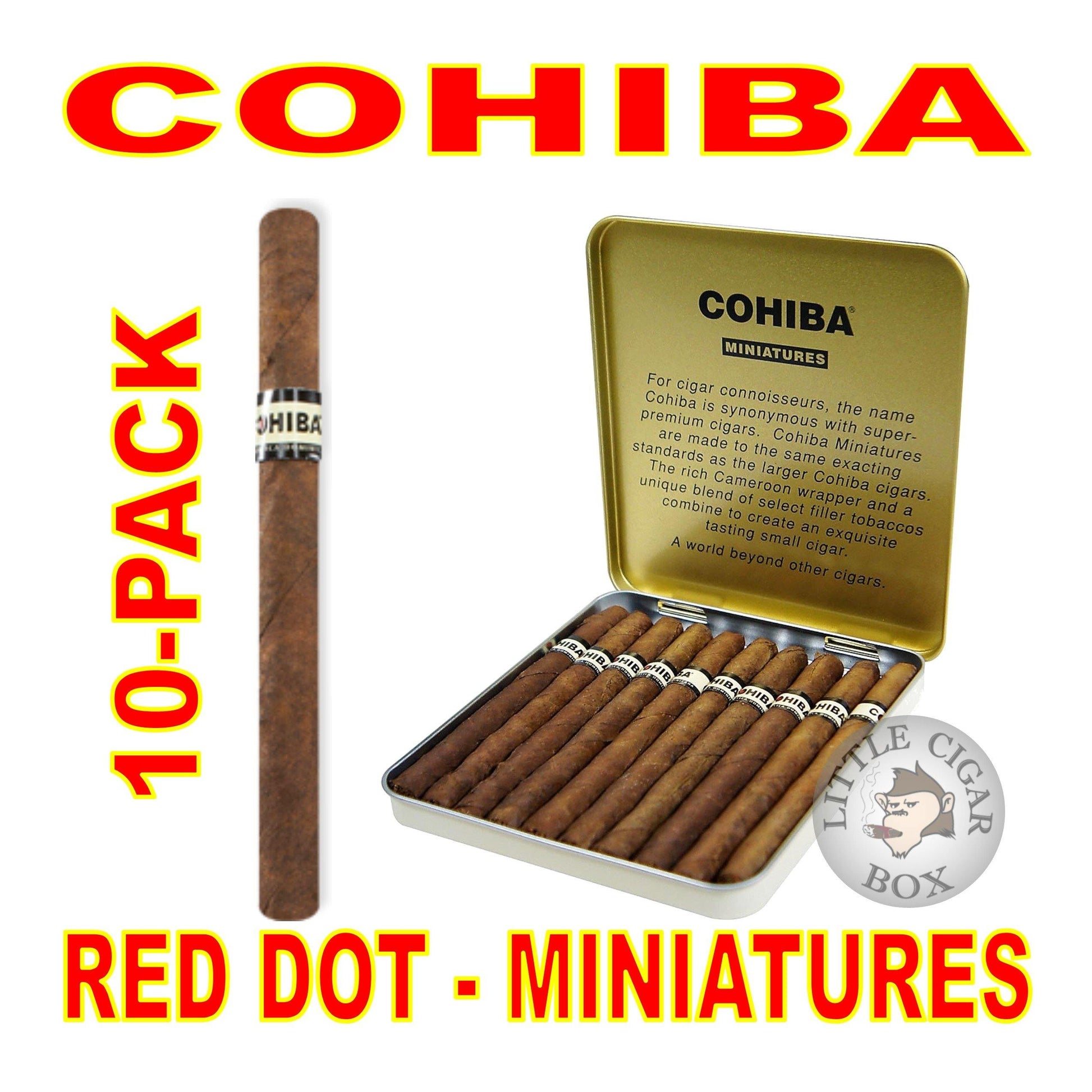 cohiba red dot filler tobaccos COHIBA RED DOT MINIATURES 10-PK TIN – www.LittleCigarBox.com cohiba red dot filler tobaccos COHIBA RED DOT MINIATURES 10-PK TIN – www.LittleCigarBox.com