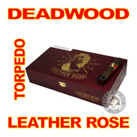 DEADWOOD LEATHER ROSE TORPEDO by DREW ESTATE - www.LittleCigarBox.com