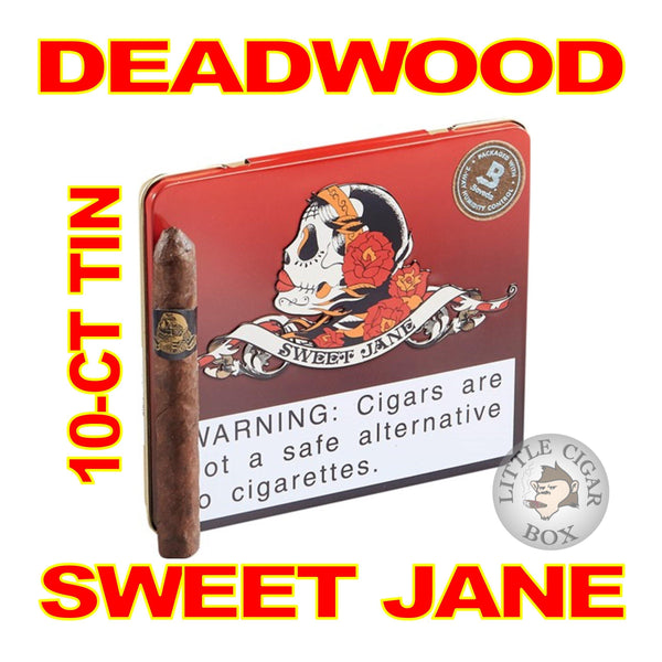 DEADWOOD SWEET JANE 10-CT TIN by DREW ESTATE - www.LittleCigarBox.com