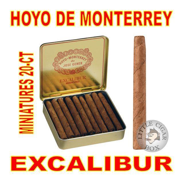 HOYO DE MONTERREY EXCALIBUR MINIATURES 20-CT - www.LittleCigarBox.com