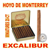 HOYO DE MONTERREY EXCALIBUR MINIATURES 20-CT - www.LittleCigarBox.com