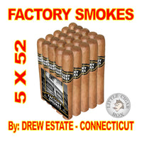 FACTORY SMOKES BY DREW ESTATE ROBUSTO CONNECTICUT - LCB