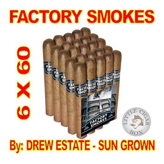 FACTORY SMOKES BY DREW ESTATE GORDITO SUN GROWN - www.LittleCigarBox.com