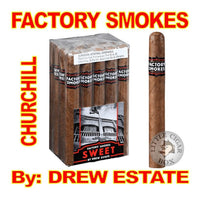 FACTORY SMOKES BY DREW ESTATE CHURCHILL SWEETS - www.LittleCigarBox.com