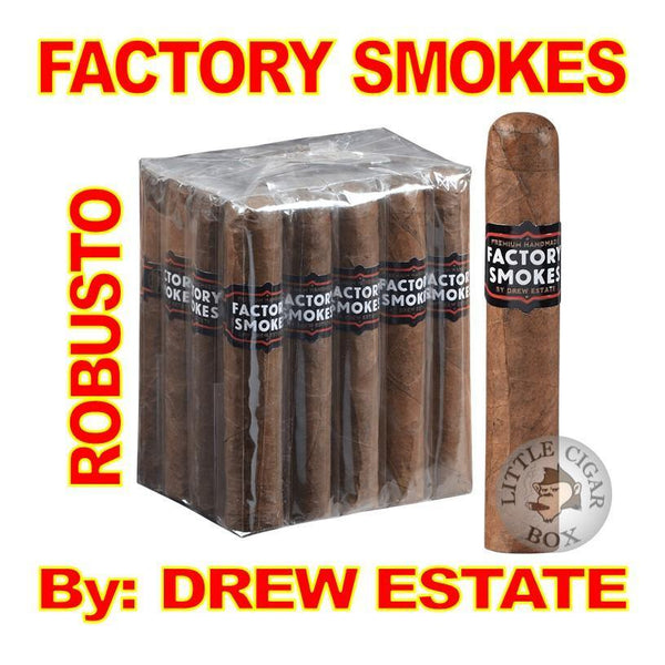 FACTORY SMOKES BY DREW ESTATE ROBUSTO SWEETS - www.LittleCigarBox.com