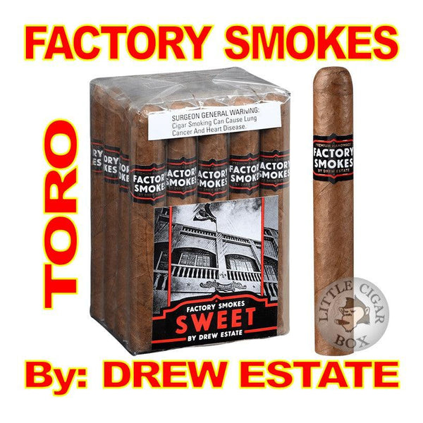 FACTORY SMOKES BY DREW ESTATE TORO SWEETS - www.LittleCigarBox.com