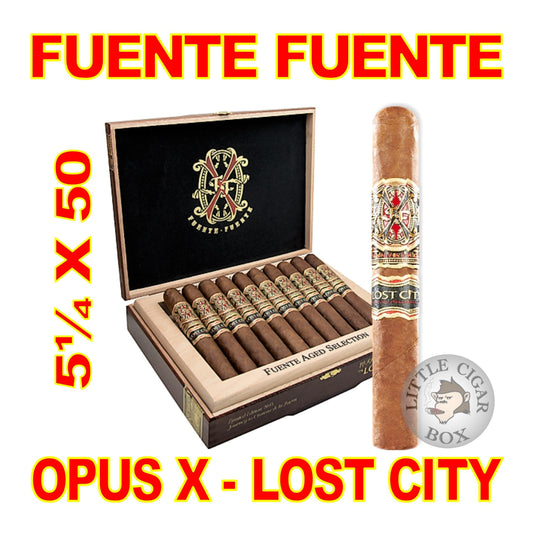 FUENTE FUENTE OPUS X LOST CITY ROBUSTO - www.LittleCigarBox.com