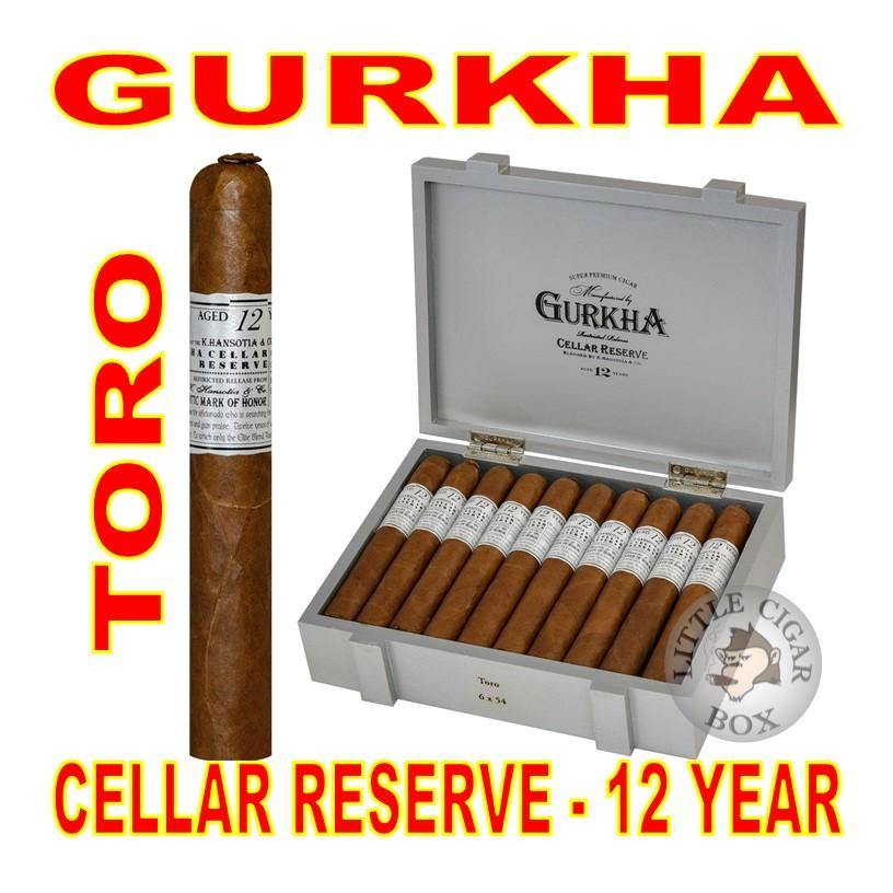 GURKHA CELLAR RESERVE 12 YEAR PLATINUM TORO - www.LittleCigarBox.com