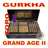 GURKHA GRAND AGE II TORO CIGARS - www.LittleCigarBox.com