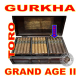 GURKHA GRAND AGE II TORO CIGARS - www.LittleCigarBox.com