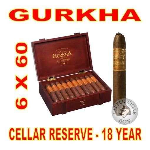GURKHA CELLAR RESERVE EDICION ESPECIAL 18 YEAR KRAKEN - www.LittleCigarBox.com