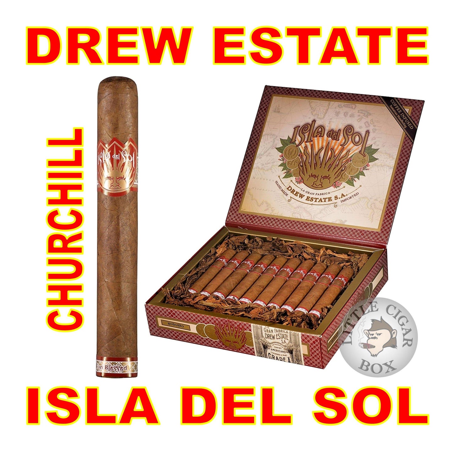 ISLA DEL SOL CHURCHILL - www.LittleCigarBox.com