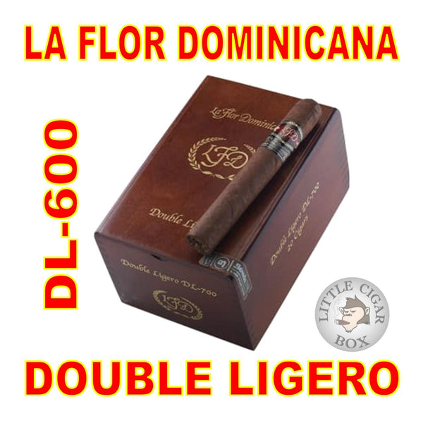 LA FLOR DOMINICANA DOUBLE LIGERO DL-600 MADURO - LITTLE CIGAR BOX