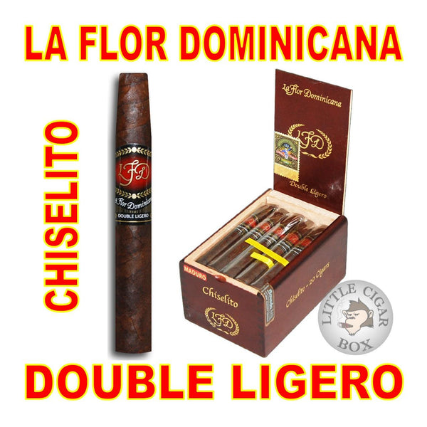 LA FLOR DOMINICANA DOUBLE LIGERO CHISELITO MADURO - www.LittleCigarBox.com