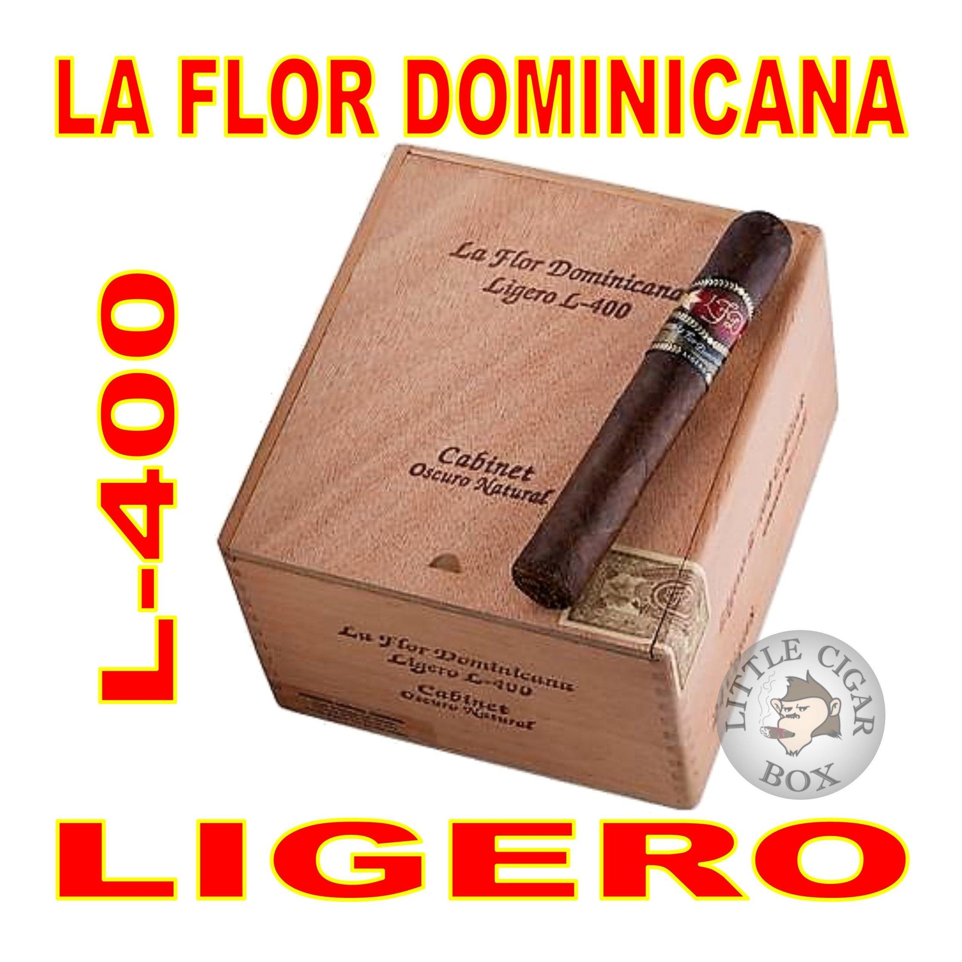 LA FLOR DOMINICANA CABINET OSCURO NATURAL L-400 - www.LittleCigarBox.com