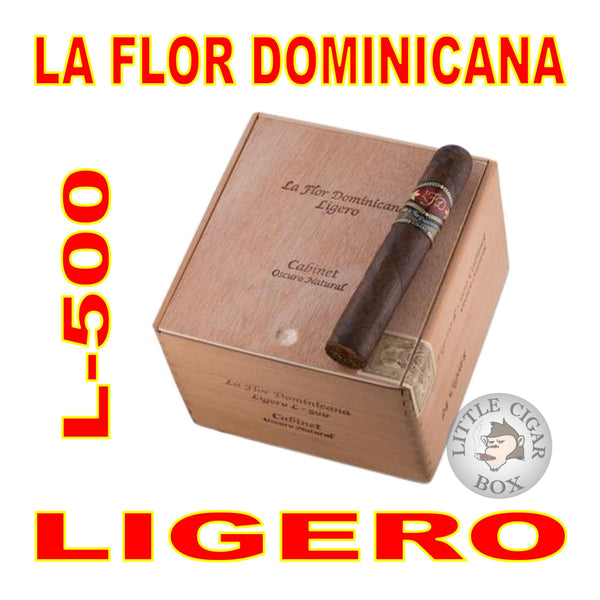 LA FLOR DOMINICANA CABINET OSCURO NATURAL L-500 - www.LittleCigarBox.com
