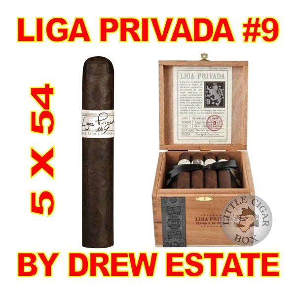 LIGA PRIVADA No. 9 ROBUSTO BY DREW ESTATE - www.LittleCigarBox.com