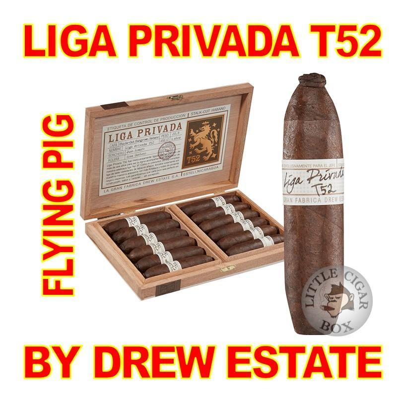 LIGA PRIVADA T52 FLYING PIG BY DREW ESTATE - www.LittleCigarBox.com