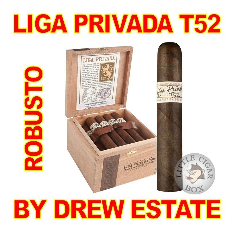 LIGA PRIVADA T52 ROBUSTO BY DREW ESTATE - www.LittleCigarBox.com