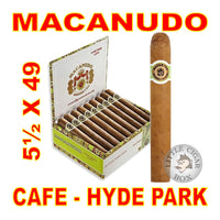 MACANUDO CAFE HYDE PARK - www.LittleCigarBox.com