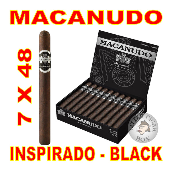 MACANUDO INSPIRADO BLACK CHURCHILL - www.LittleCigarBox.com
