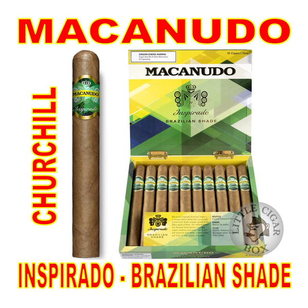 MACANUDO INSPIRADO BRAZILIAN SHADE CHURCHILL - www.LittleCigarBox.com