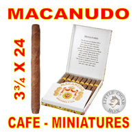 MACANUDO CAFE MINIATURES 8-CT PACK - www.LittleCigarBox.com