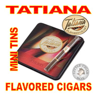 TATIANA MINI TINS 10-CT CHERRY - LITTLE CIGAR BOX