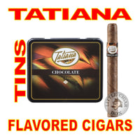 TATIANA MINI TINS 10-CT CHOCOLATE - www.LittleCigarBox.com