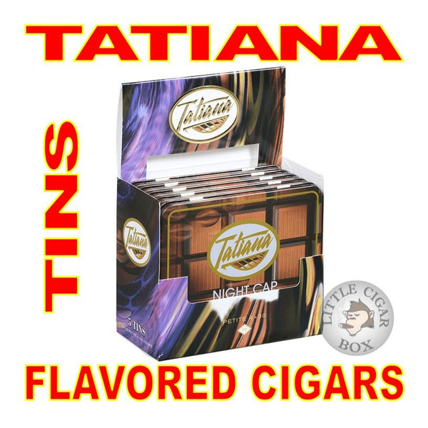 TATIANA MINI TINS 10-CT NIGHT CAP - www.LittleCigarBox.com