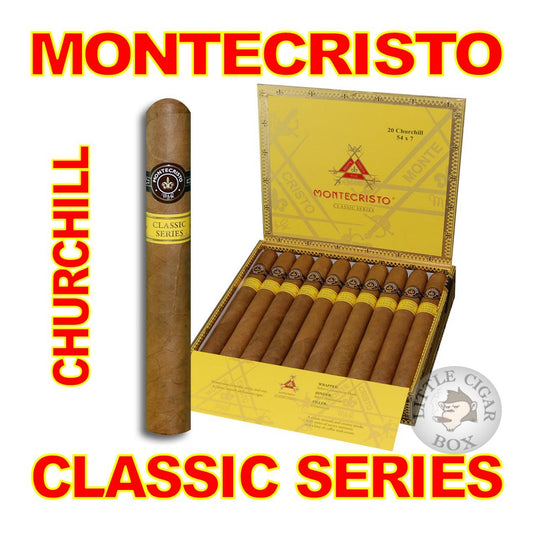 MONTECRISTO CLASSIC SERIES CHURCHILL - www.LittleCigarBox.com