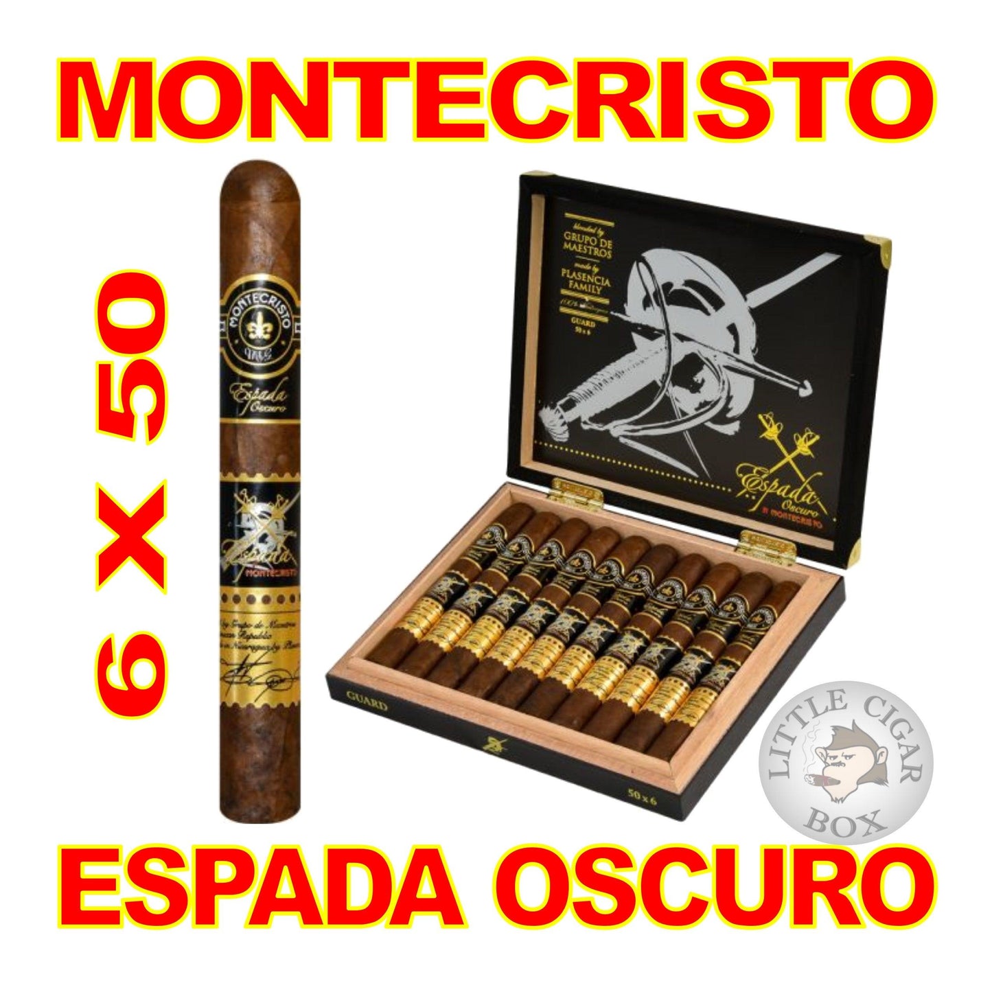 MONTECRISTO ESPADA OSCURO GUARD - www.LittleCigarBox.com