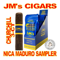 JM's CIGARS CHURCHILL 3-CT SAMPLER - www.LittleCigarBox.com