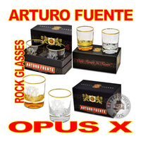 ARTURO FUENTE OPUS X ROCK GLASS SET - www.LittleCigarBox.com